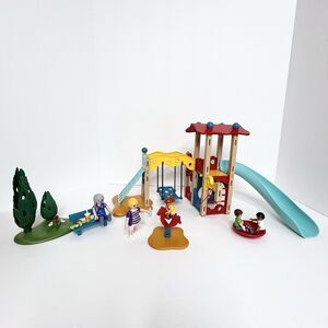 Playmobil 9423 Large Playground Set Family Summer Fun Figures Extras Incomplete